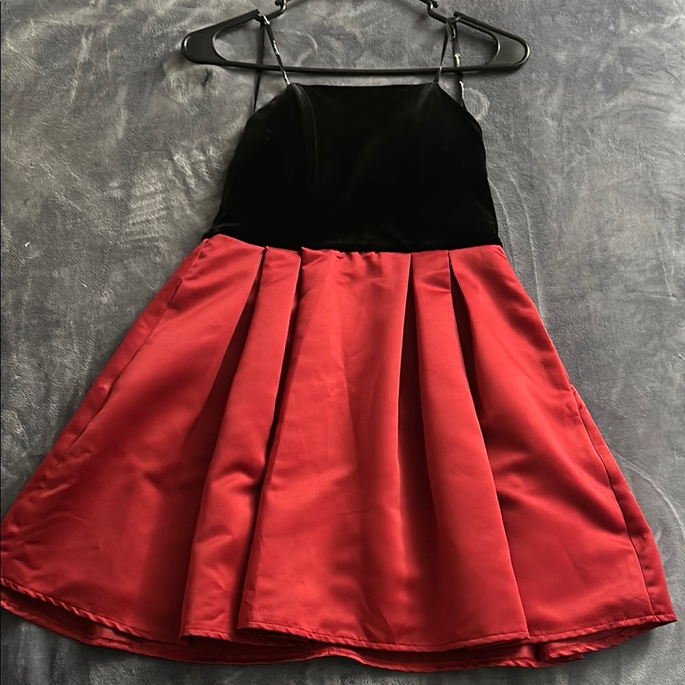 Black and Red Dress